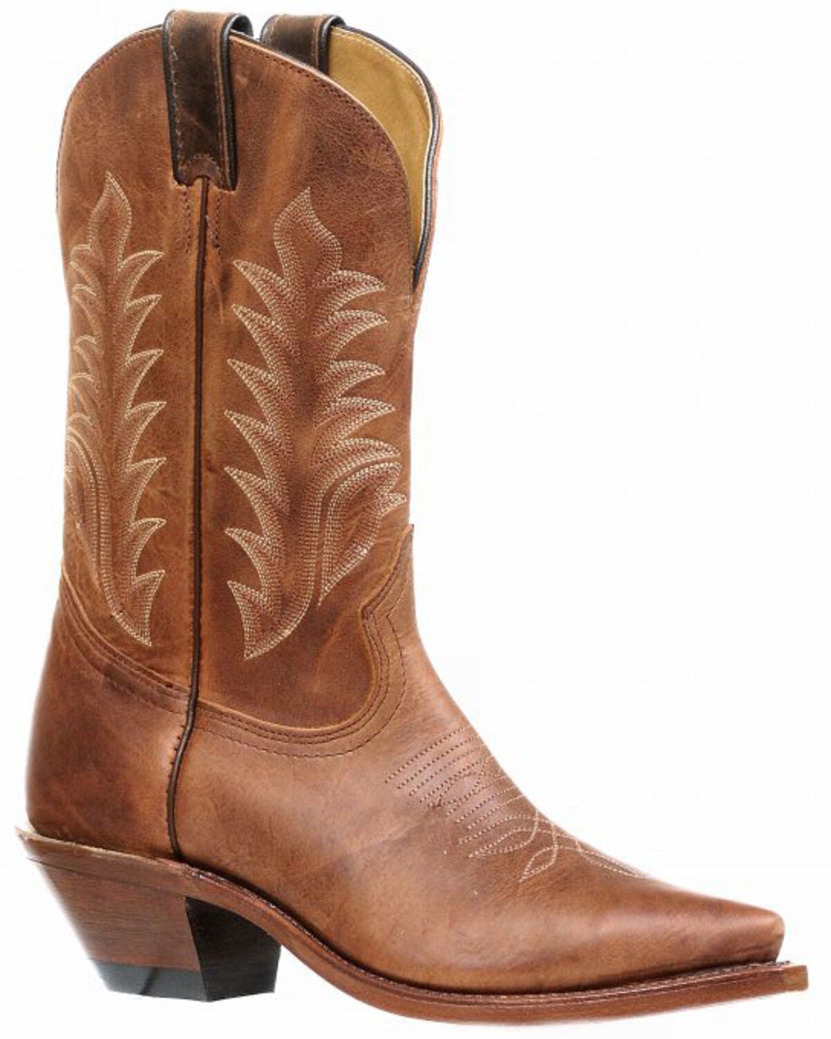 Women's Boulet Vintage Rust Western Boots - Snip Toe
