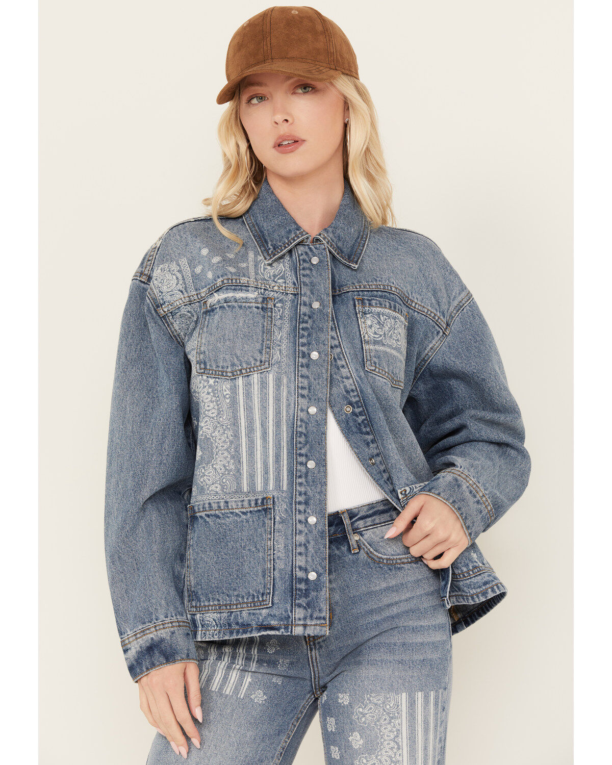 Women's Cleo + Wolf Astoria Denim Shacket