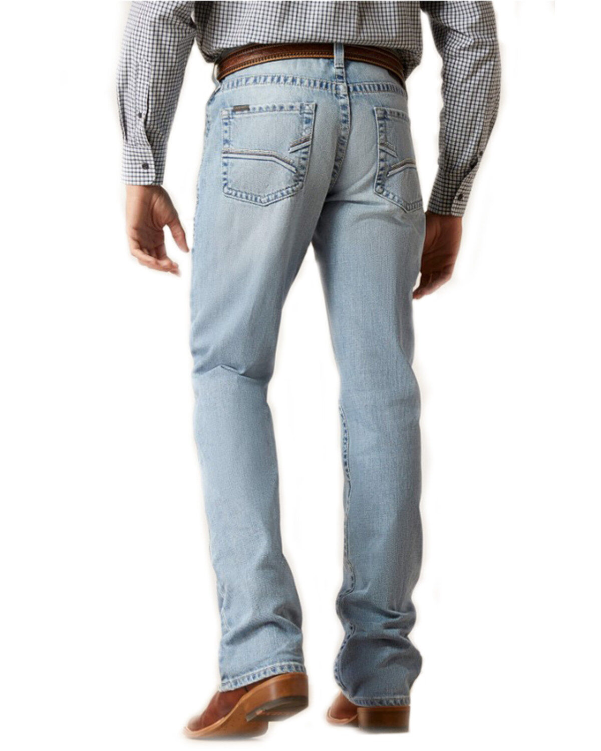Men's Ariat M5 Cruz Noah Light Wash Straight Denim Jeans