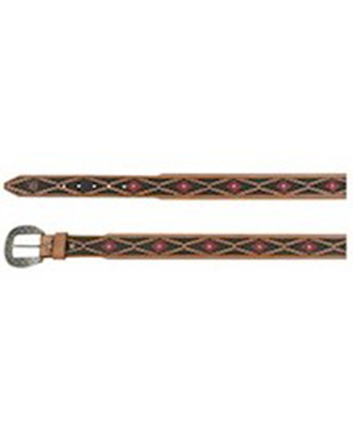 Men's Red Dirt Hat Co Tapered Tooled Belt