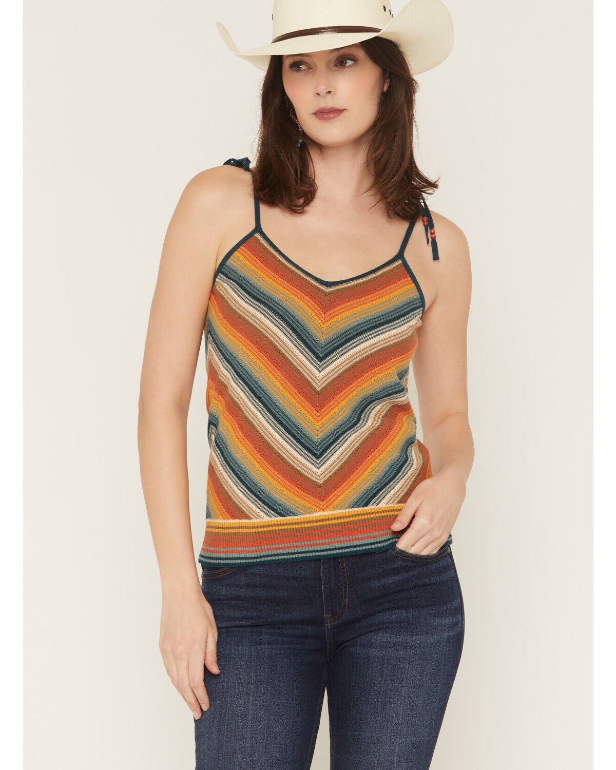 Women's Shyanne Garrson Striped Sweater Tank