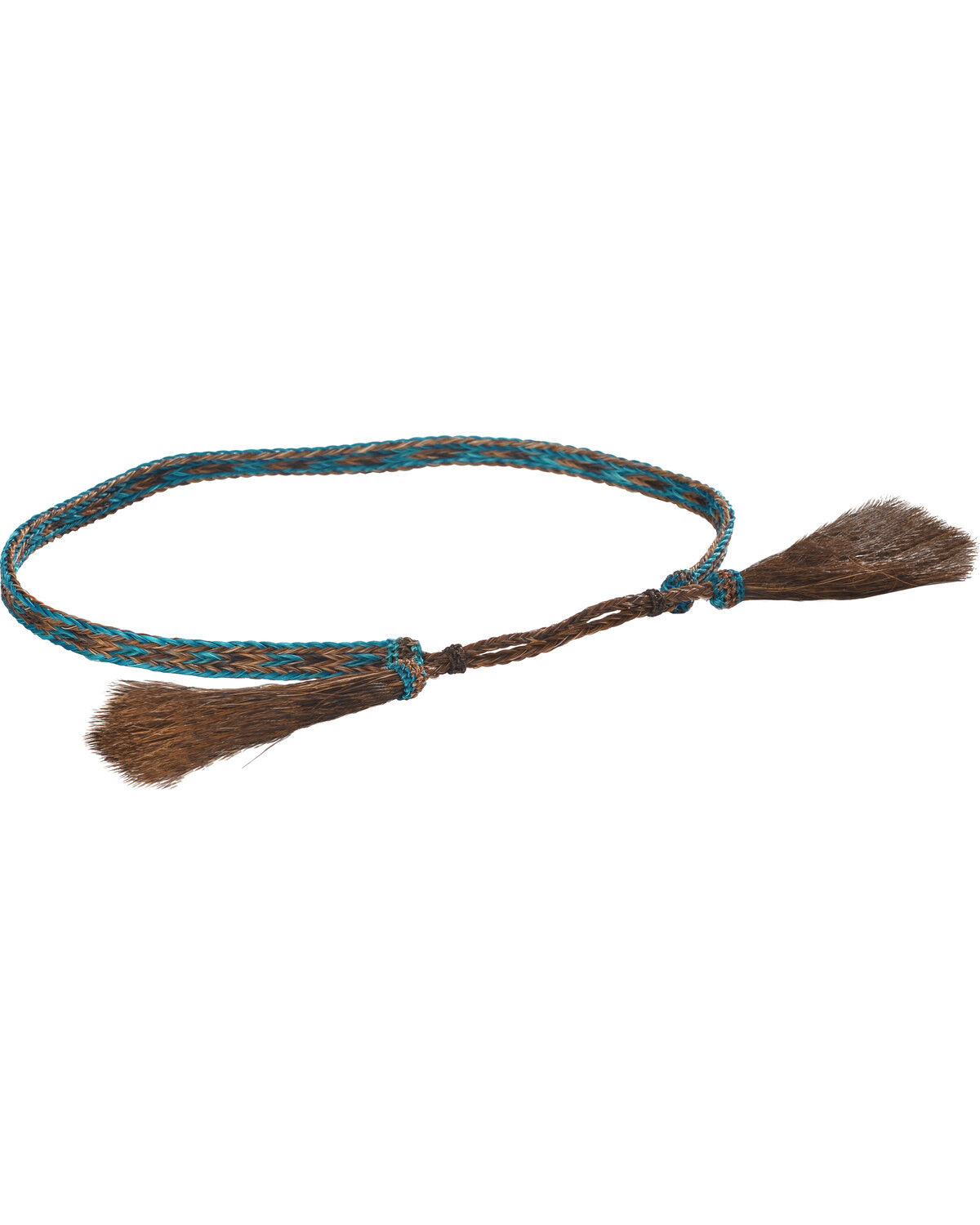Men's Cody James Braided Horsehair & Tassel Hat Band