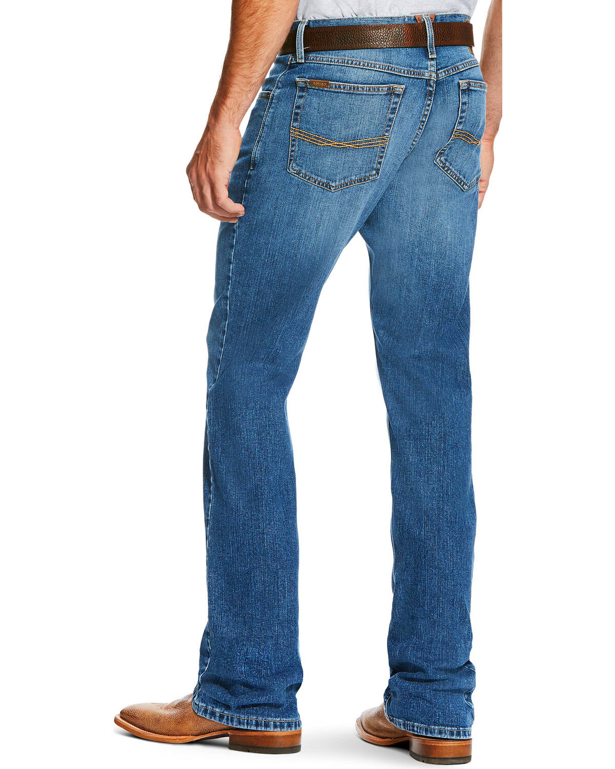 Men's Ariat M2 Relaxed Stretch Legacy Bootcut Stretch Denim Jeans