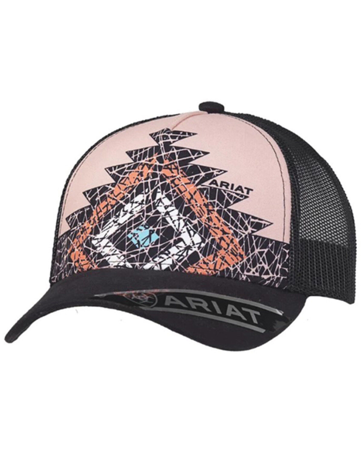 Women's Ariat Diamond Southwestern Print Ball Cap