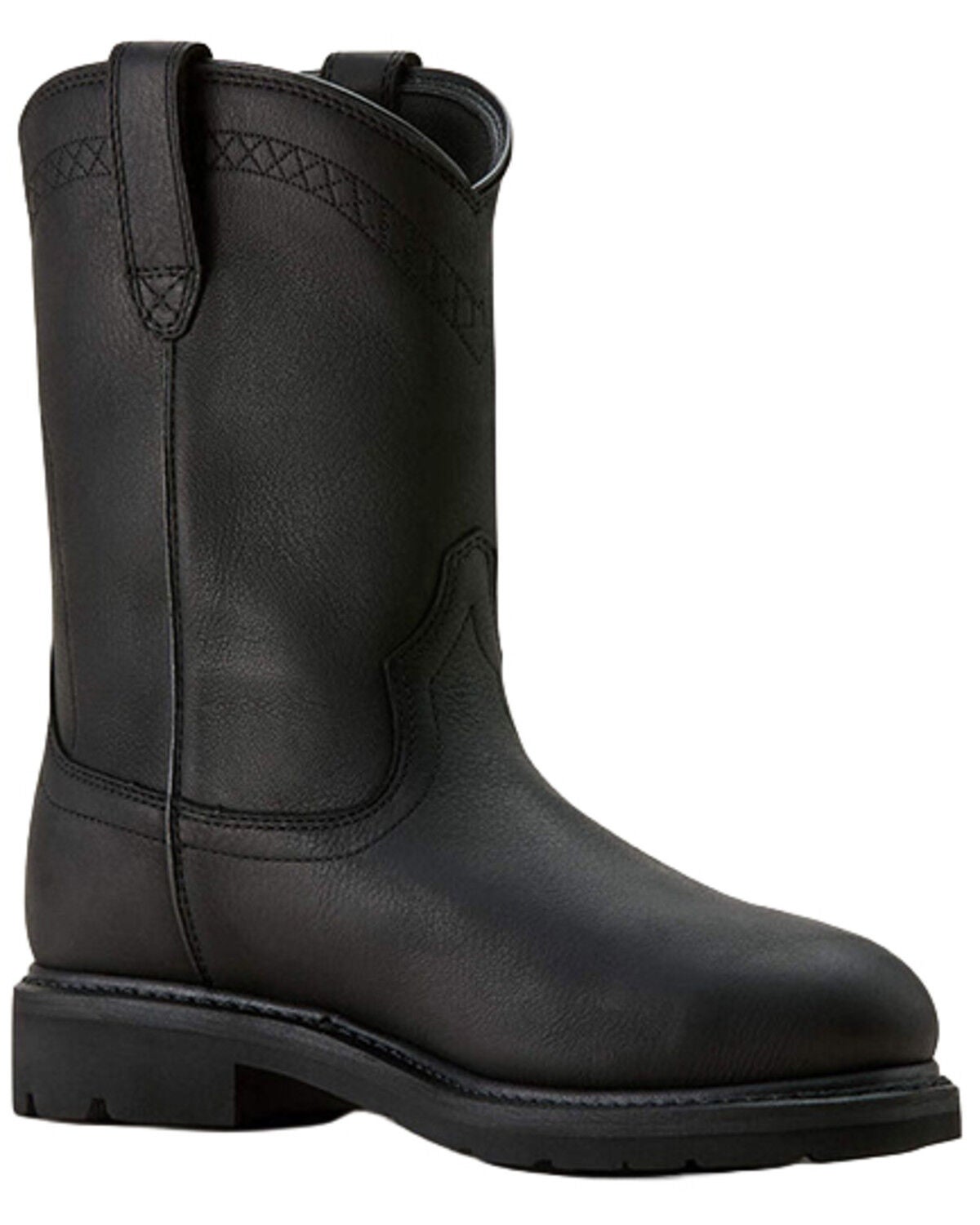 Men's Ariat Sierra Waterproof Pull-On Work Boots - Steel Toe