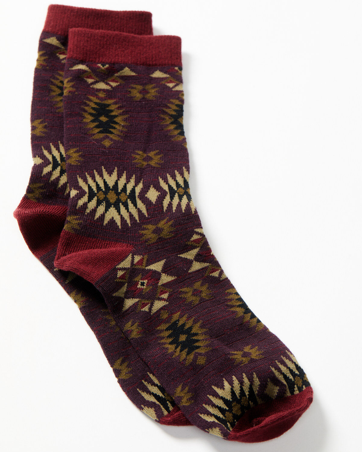 Women's Shyanne Multicolored Southwestern Print Cool Max Crew Socks