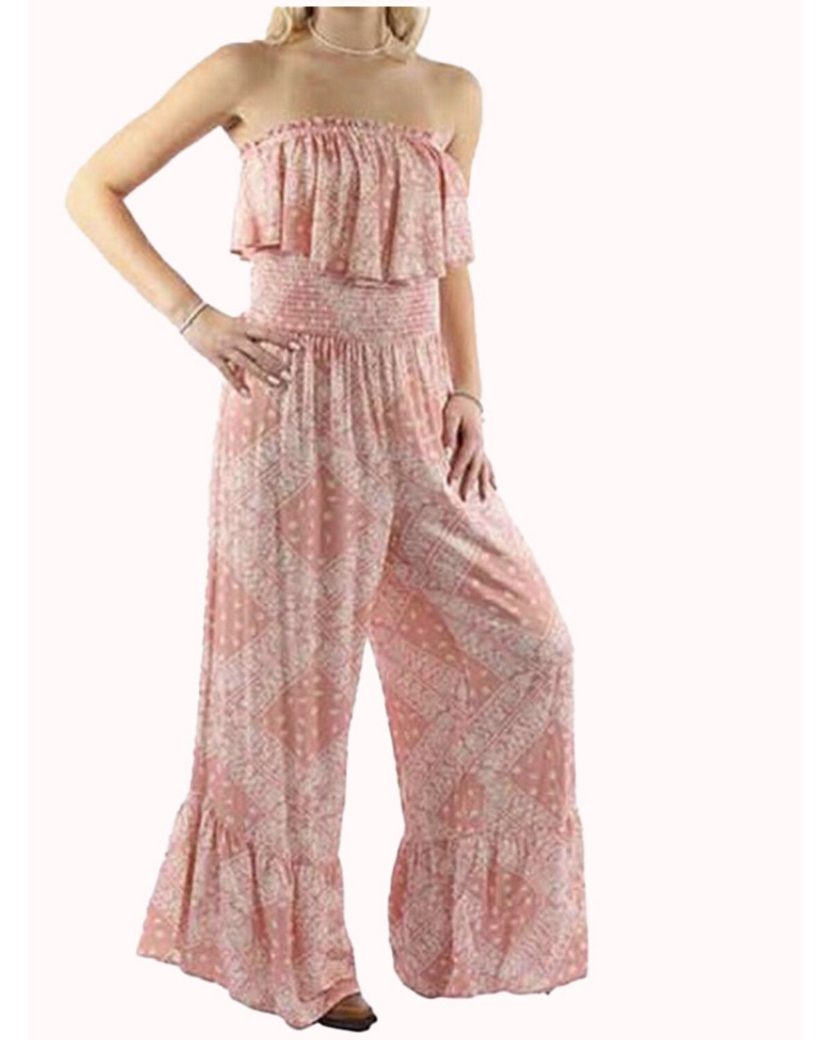 Women's Scully Bandana Print Off The Shoulder Jumpsuit
