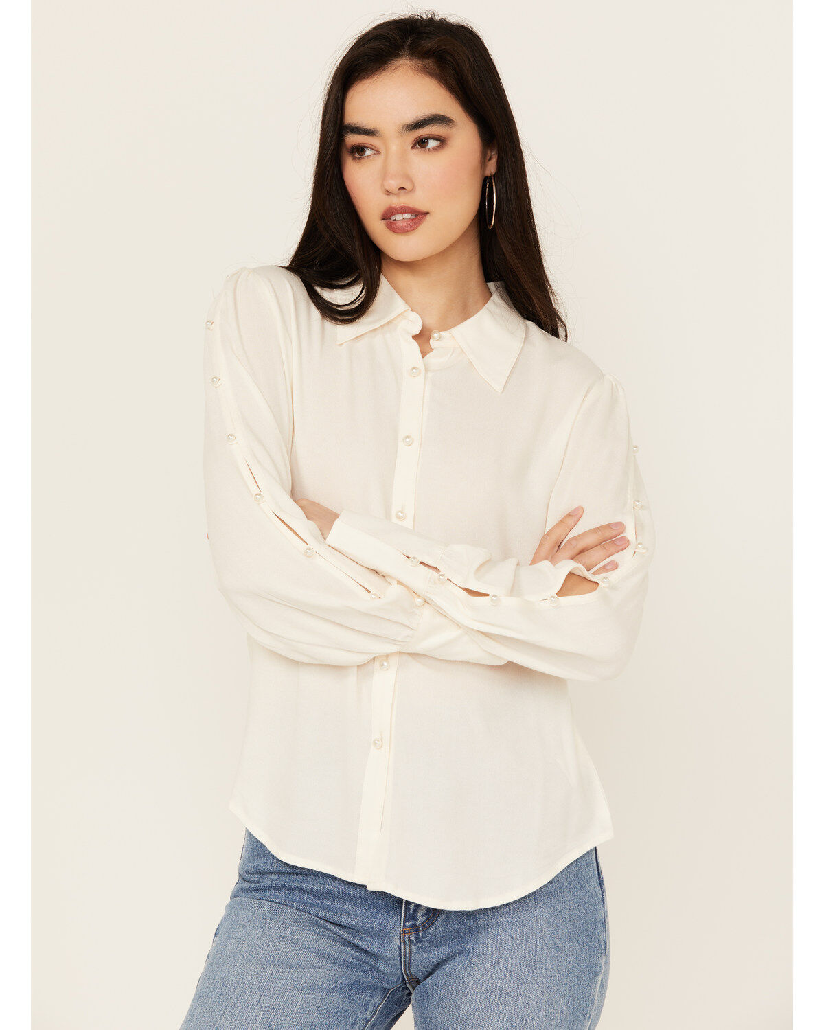 Women's Shyanne Long Sleeve Cut Out Western Shirt
