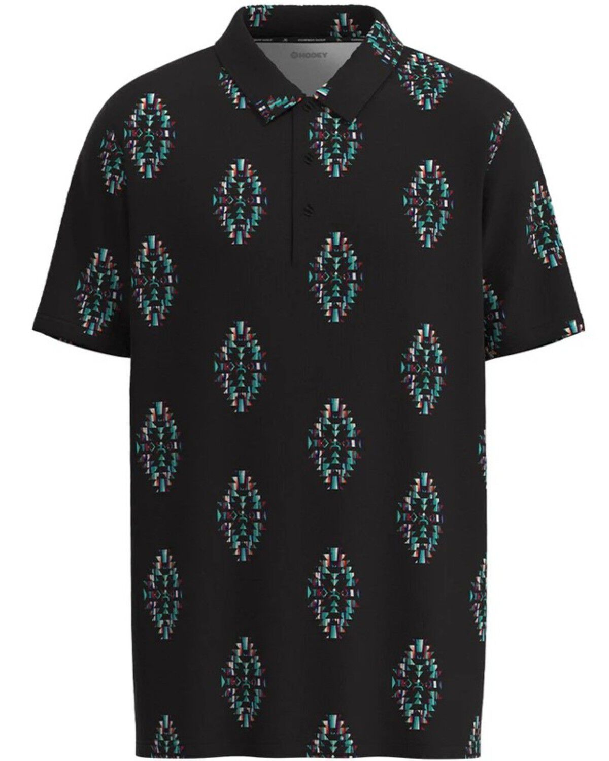 Boys' Hooey Golf Southwestern Print Short Sleeve Polo