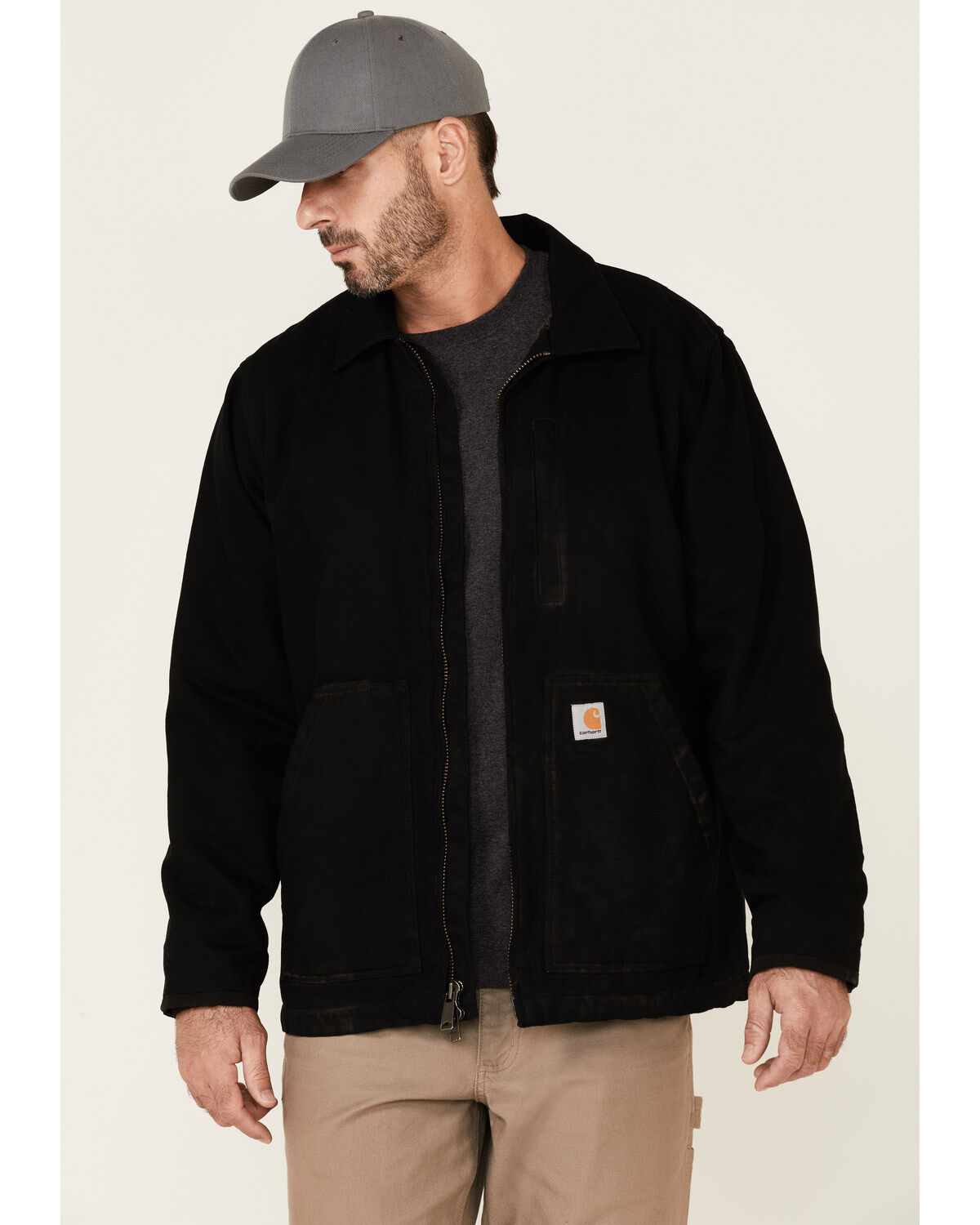 Men's Carhartt Duck Sherpa Lined Work Coat
