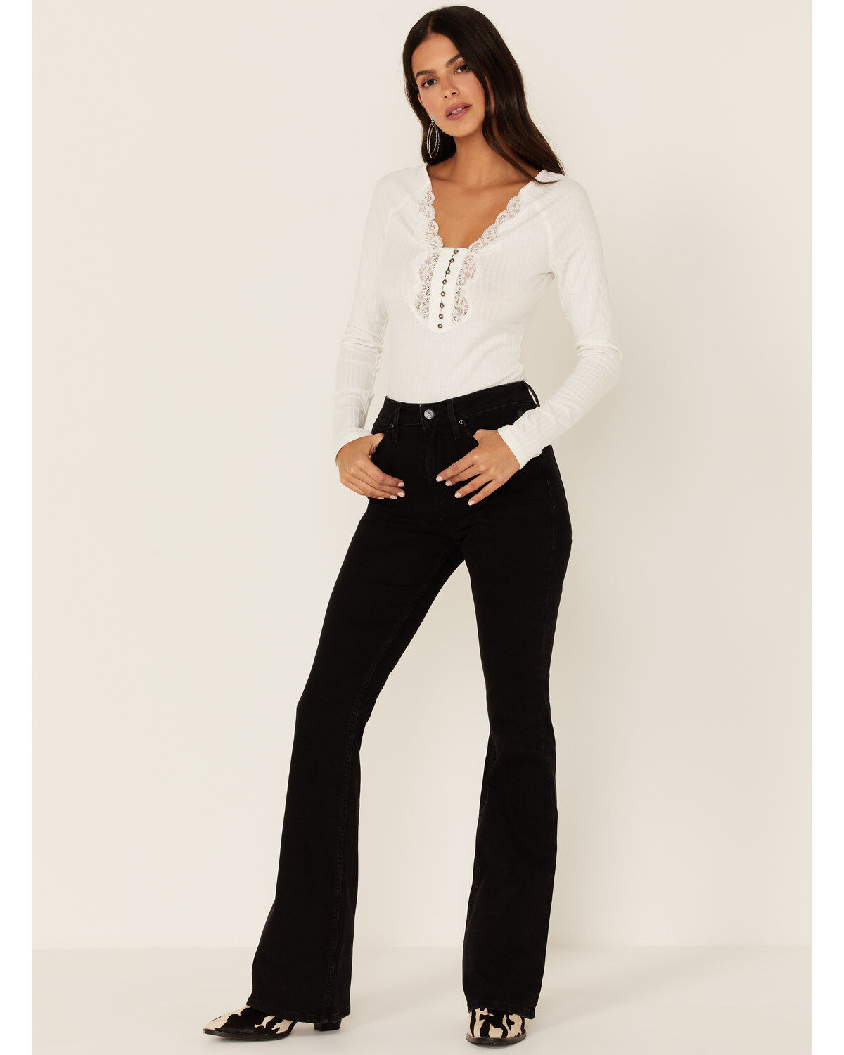 Women's Idyllwind Velvet Touch High Rise Bootcut Brushed Denim Jeans
