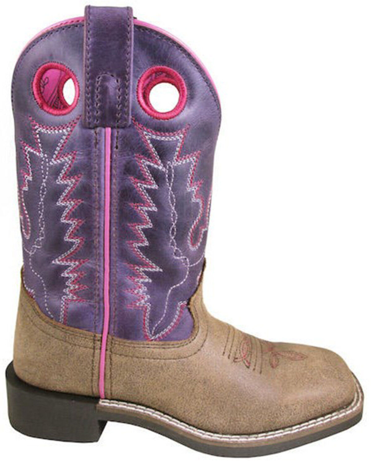 Girls' Smoky Mountain Toddler Tracie Western Boots - Broad Square Toe