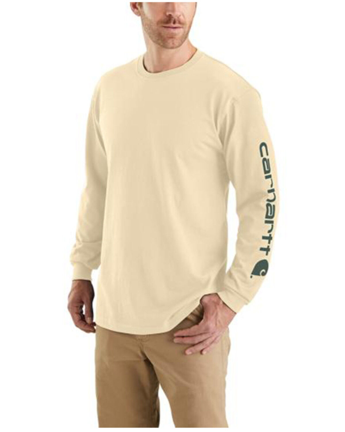 Men's Carhartt Loose Fit Heavyweight Long Sleeve Graphic Work T-Shirt