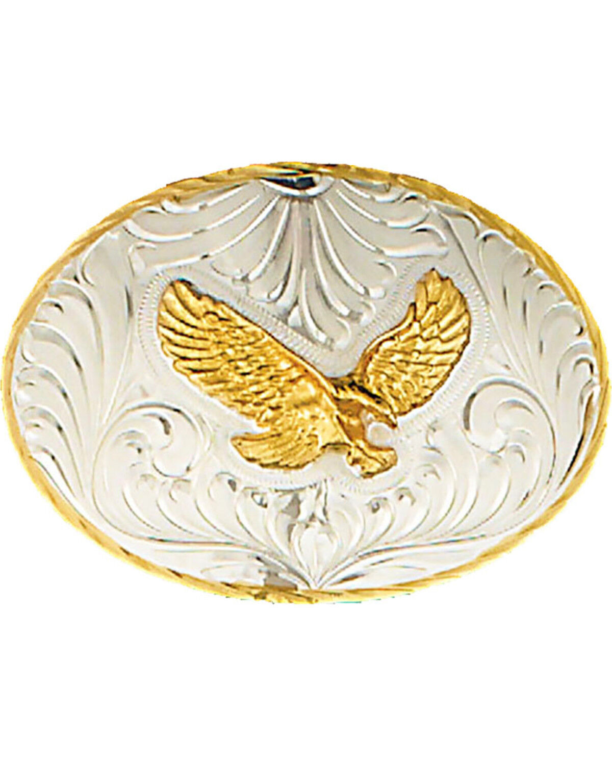 Men's Silver Western Express German Eagle Belt Buckle