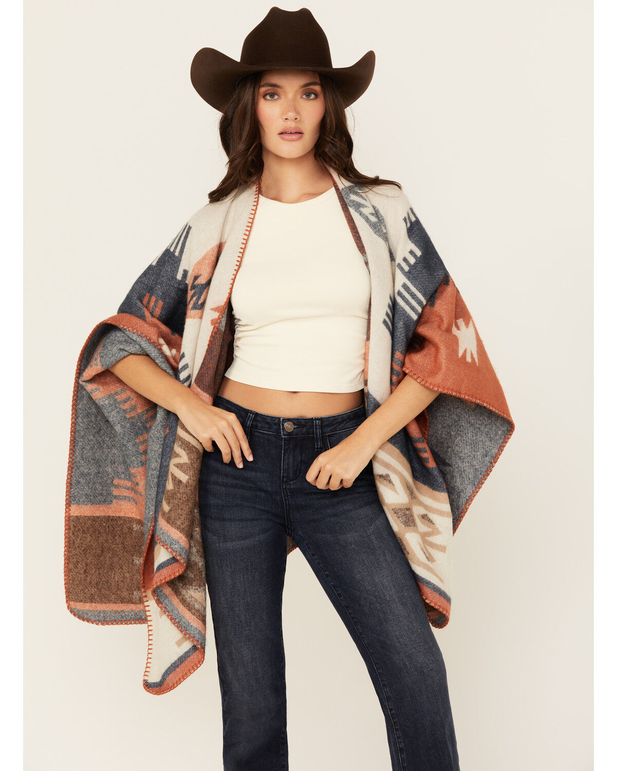 Women's Shyanne Southwestern Print Shawl