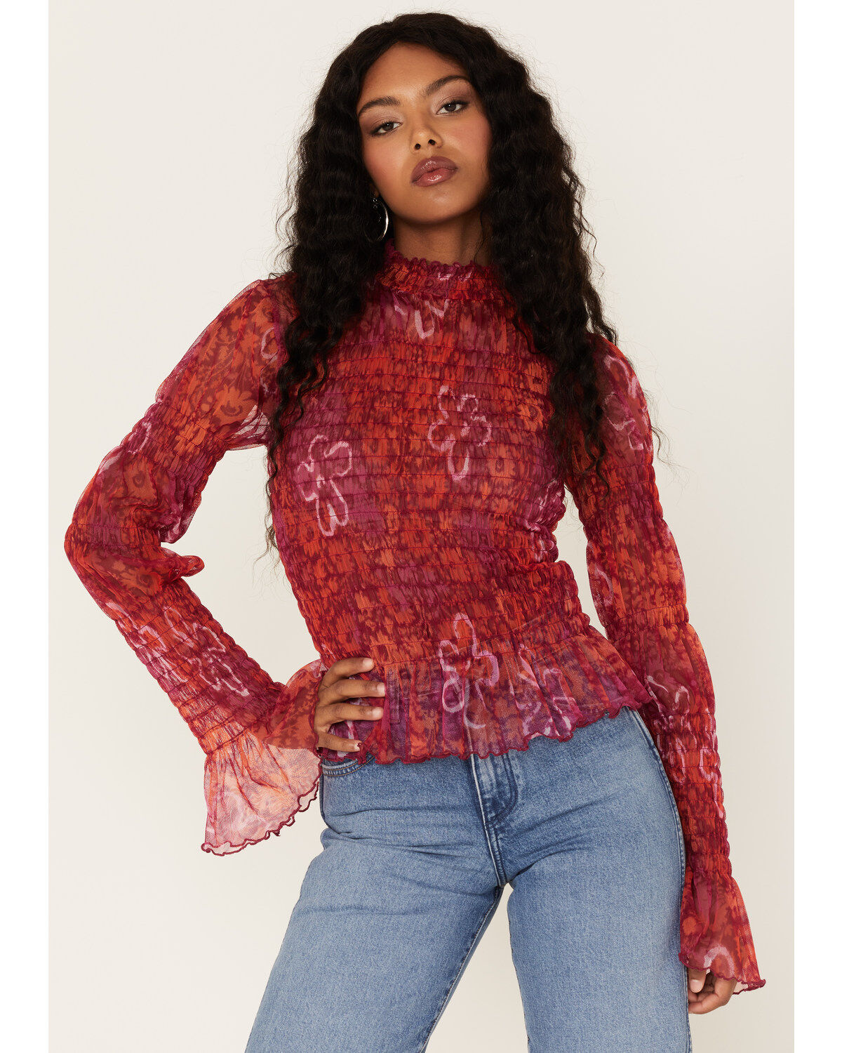 Women's Free People Hello There Floral Top