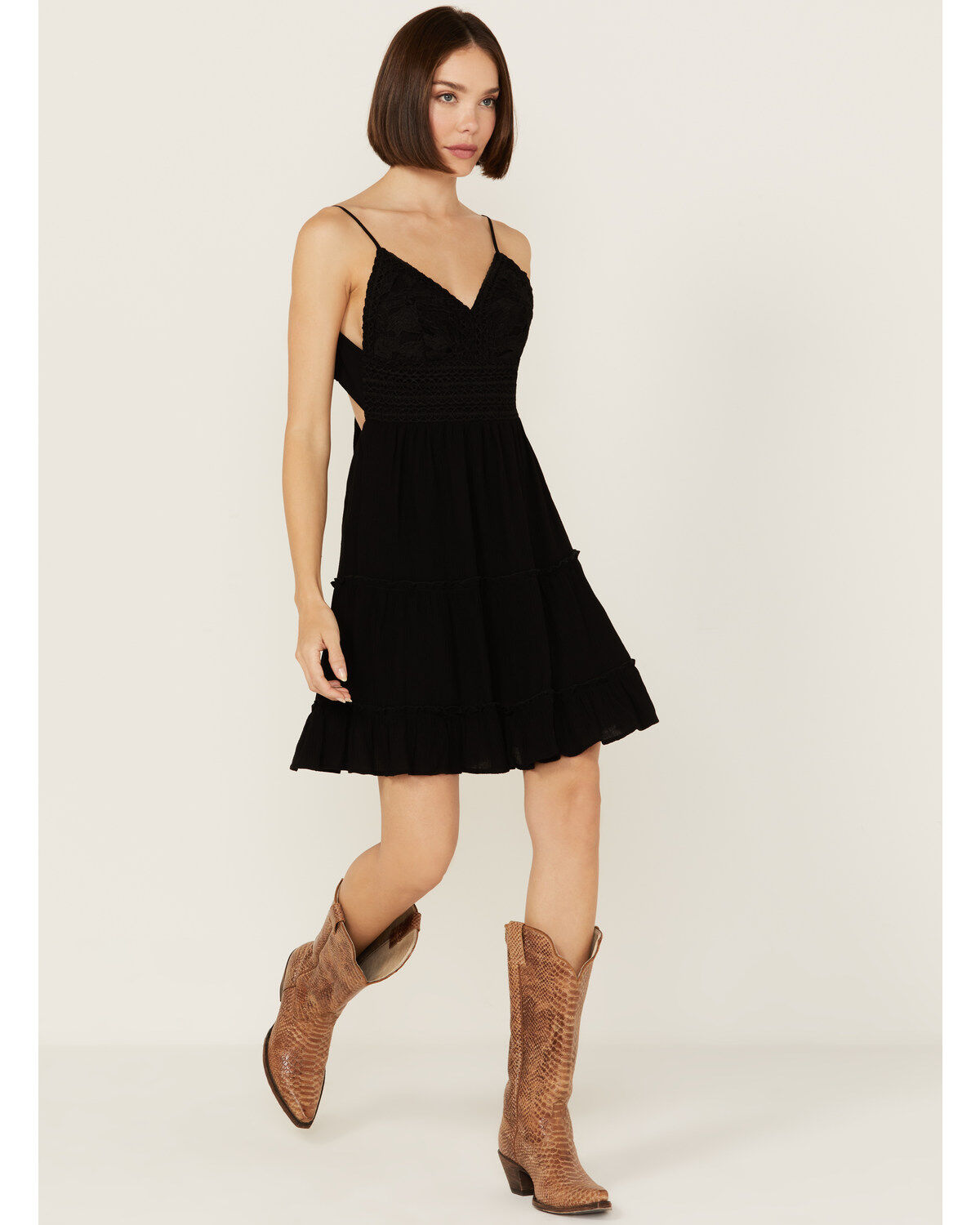 Women's Shyanne Lace Bustier Mini Dress