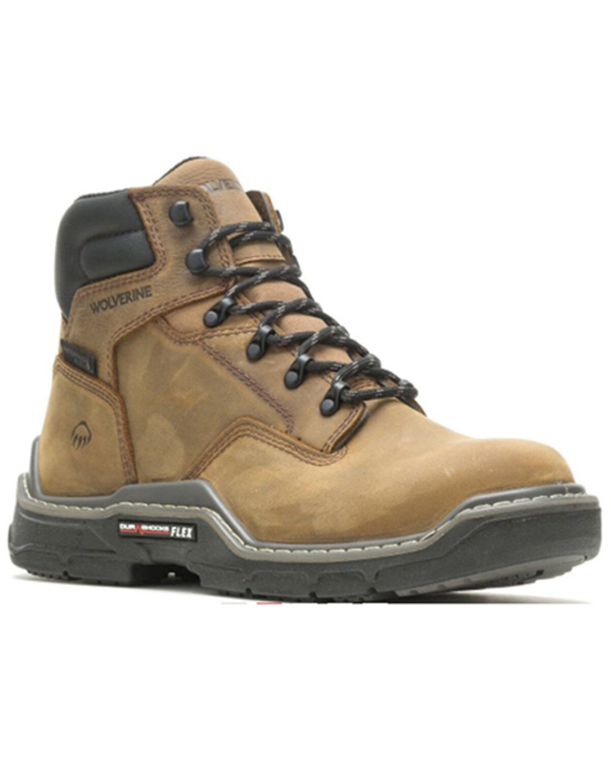 Men's Wolverine Raider Durashock Waterproof 6" Lace-Up Carbonmax Work
