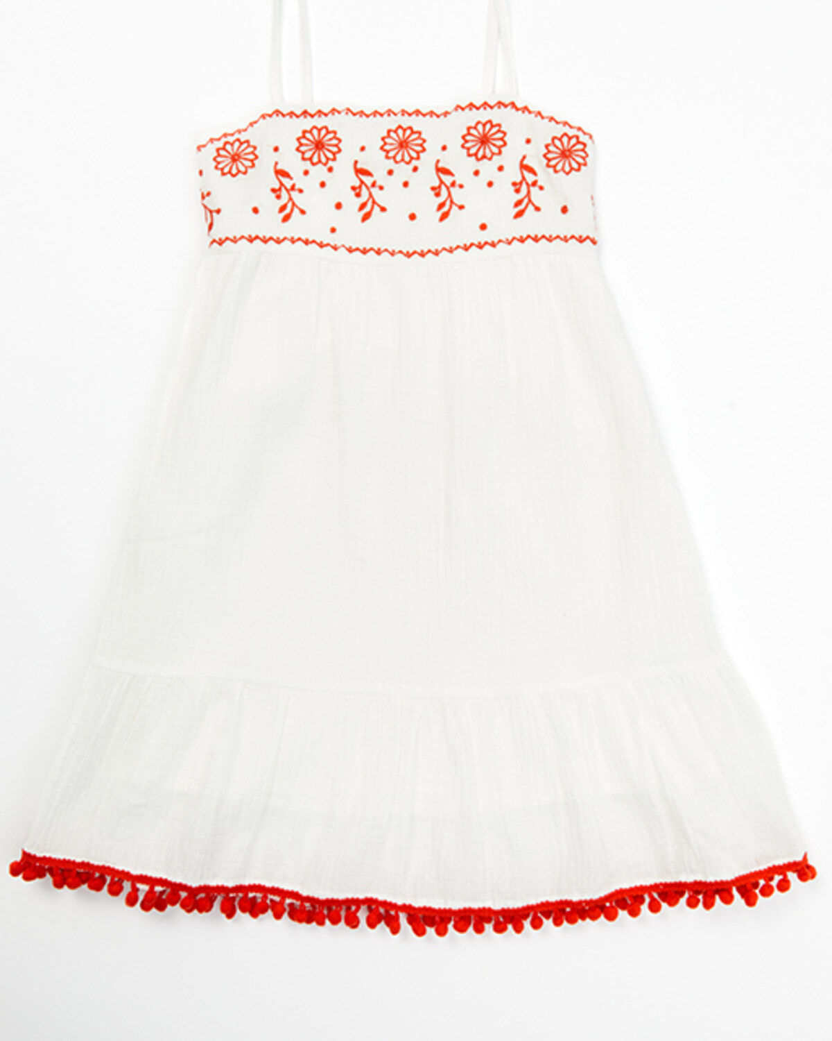 Girls' Yura Maxi Embroidered Western Dress