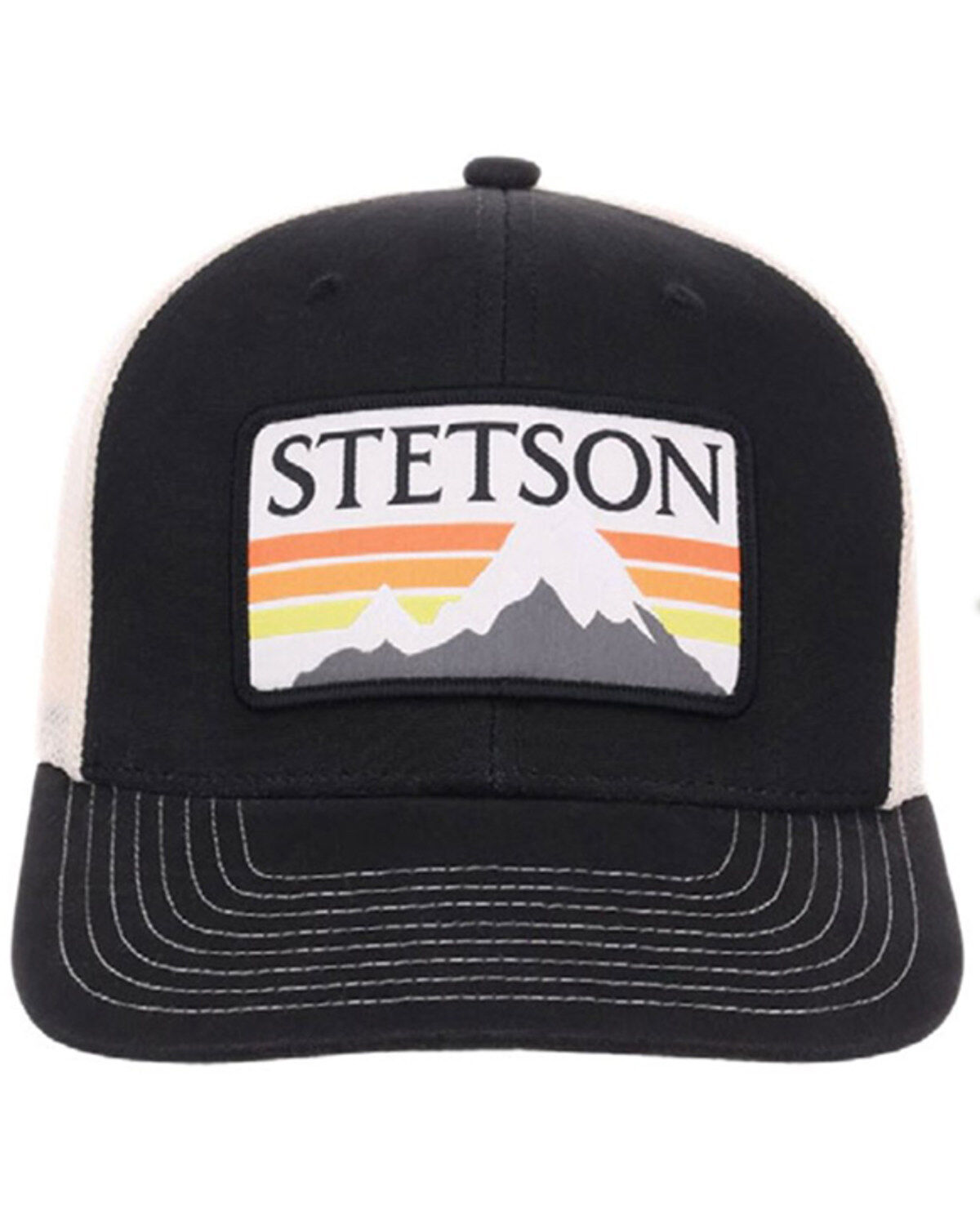 Men's Stetson Mountain Label Patch Trucker Cap