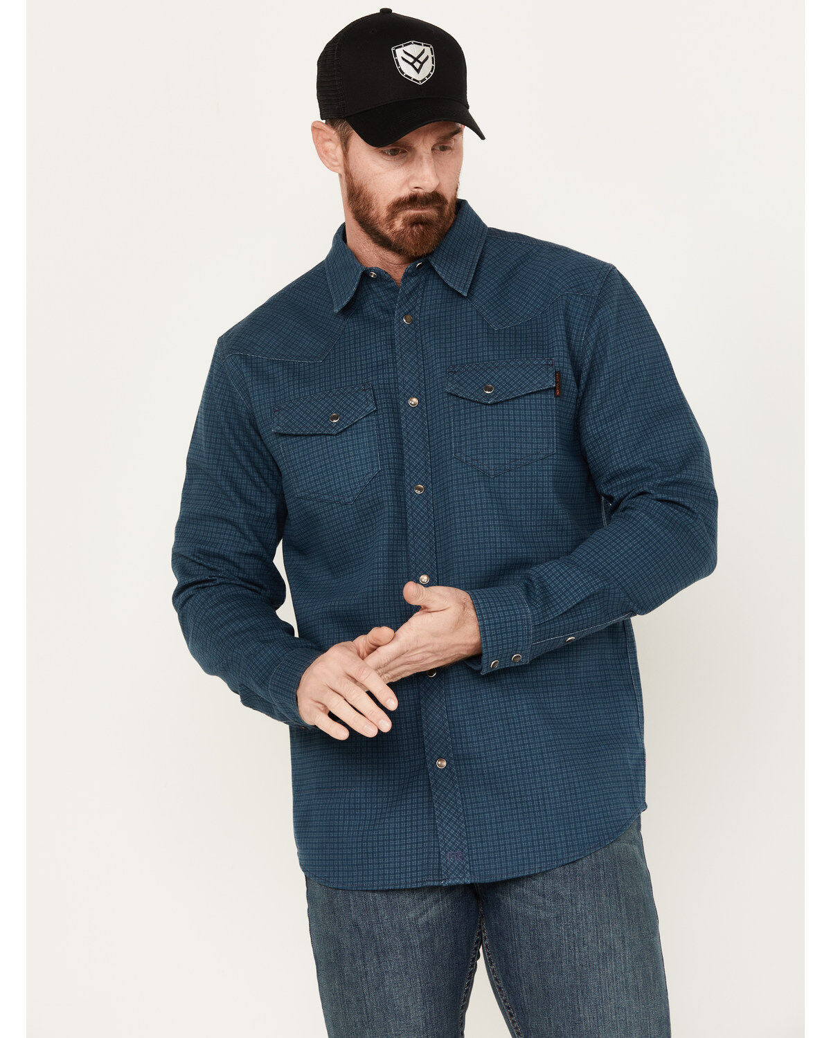 Men's Cody James FR Long Sleeve Pearl Snap Work Shirt