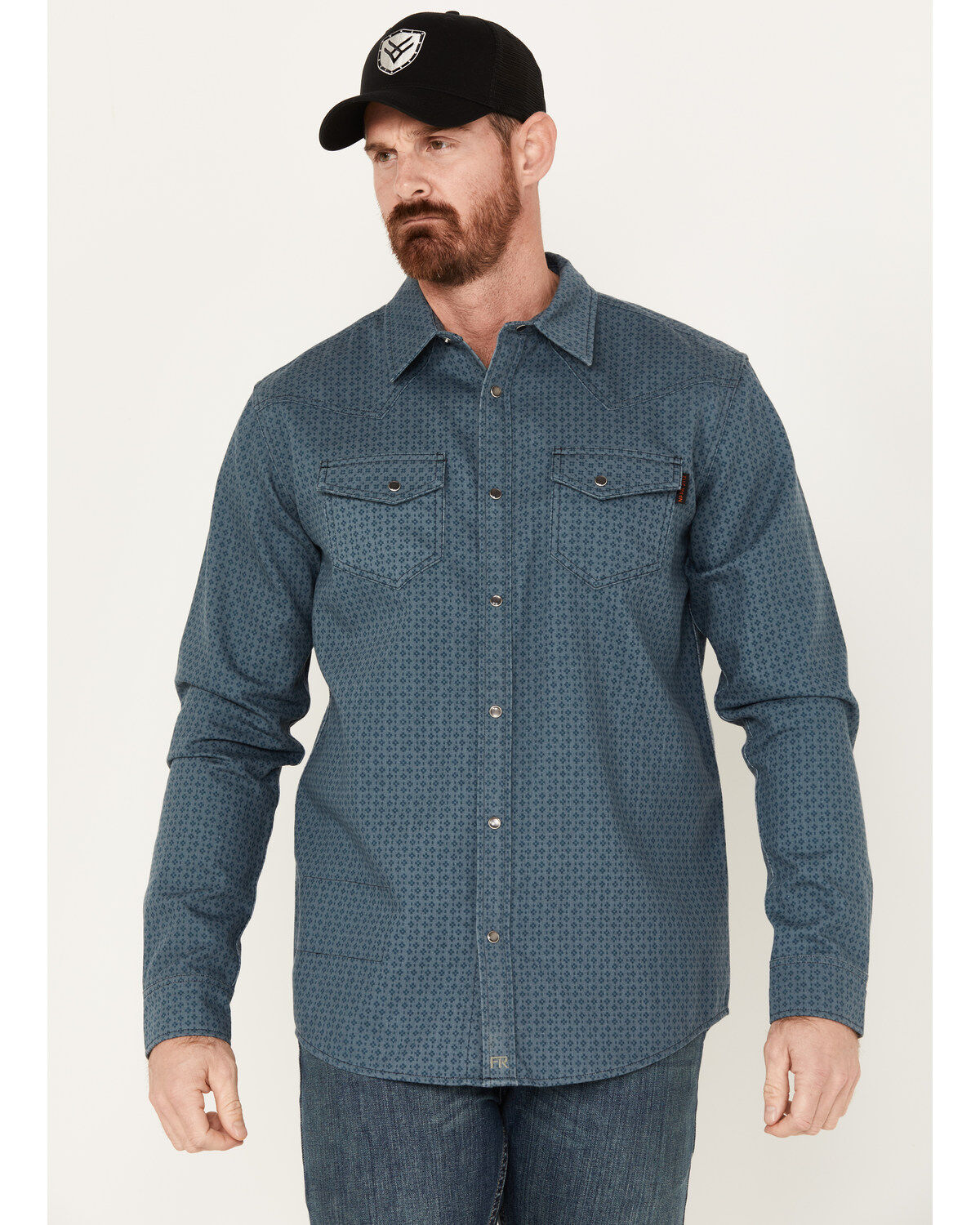 Men's Cody James FR Long Sleeve Pearl Snap Work Shirt