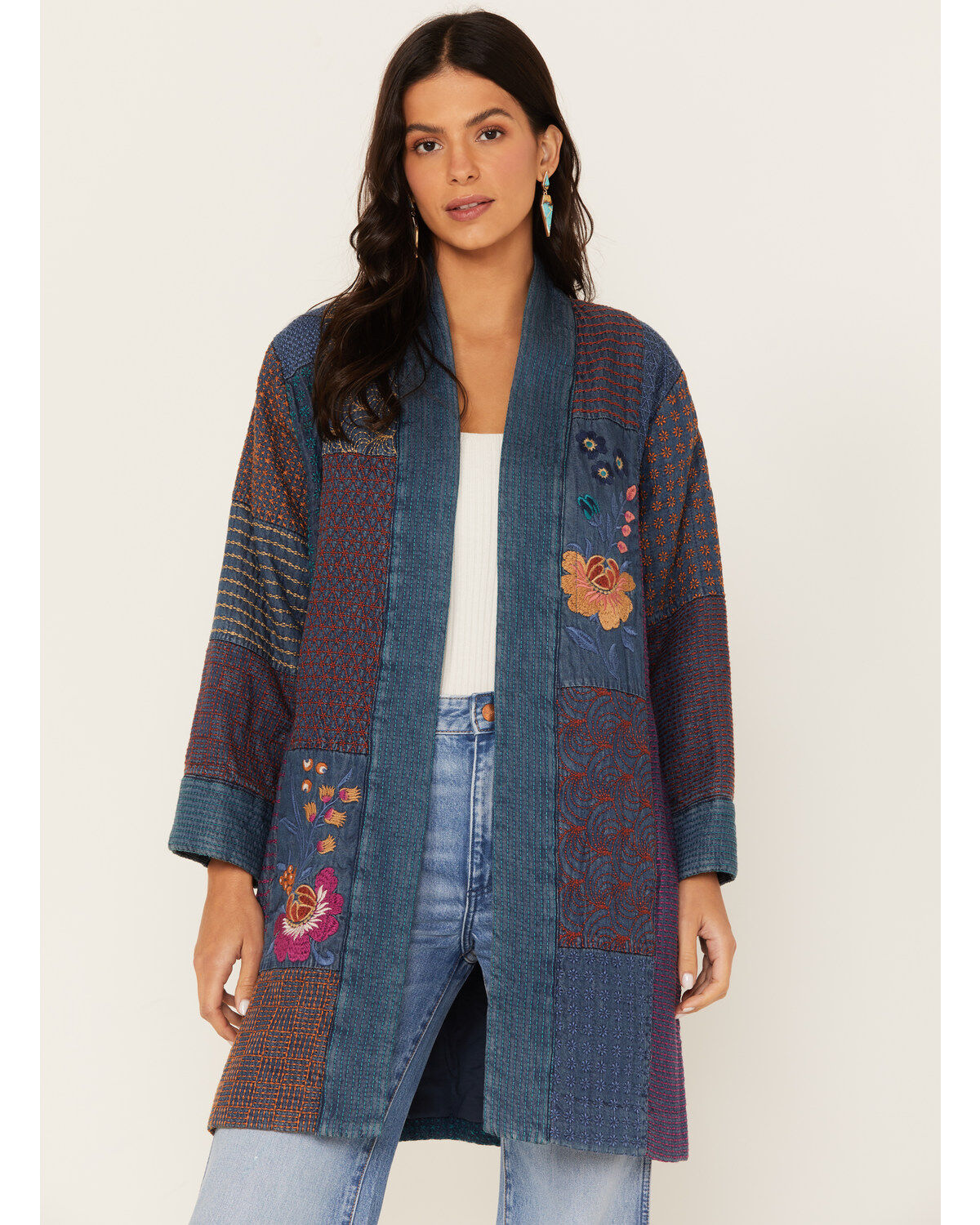 Women's Johnny Was Didiana Patchwork Kimono