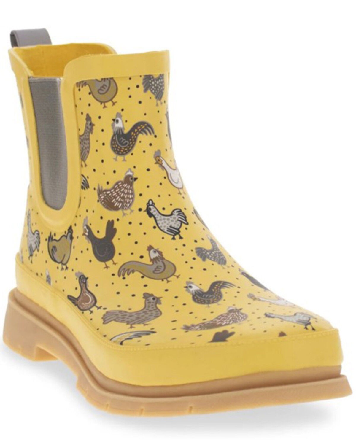 Women's Western Chief Hen Frenzy Chelsea Rain Boots - Round Toe