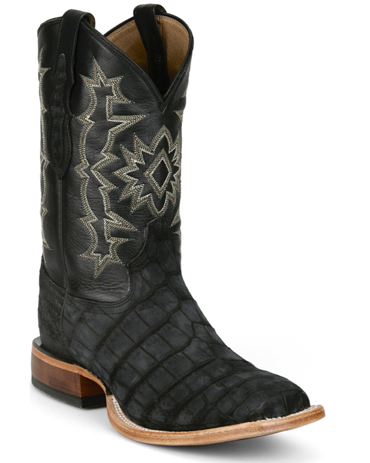 Men's Tony Lama Exotic Alligator Miguel Western Boots - Broad Square T