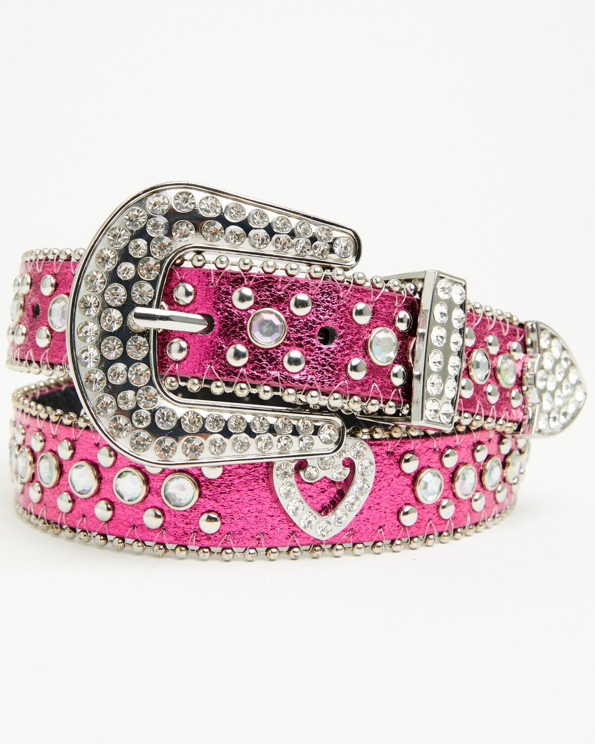 Girls' Shyanne Heart Medallion Bling Belt