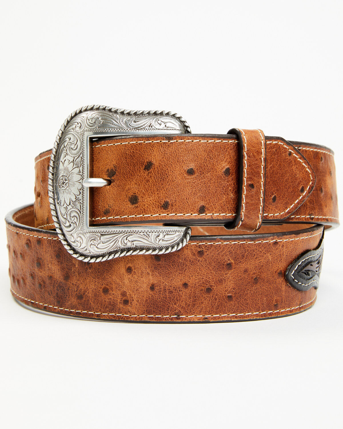 Men's Roper Ostrich Print Western Belt