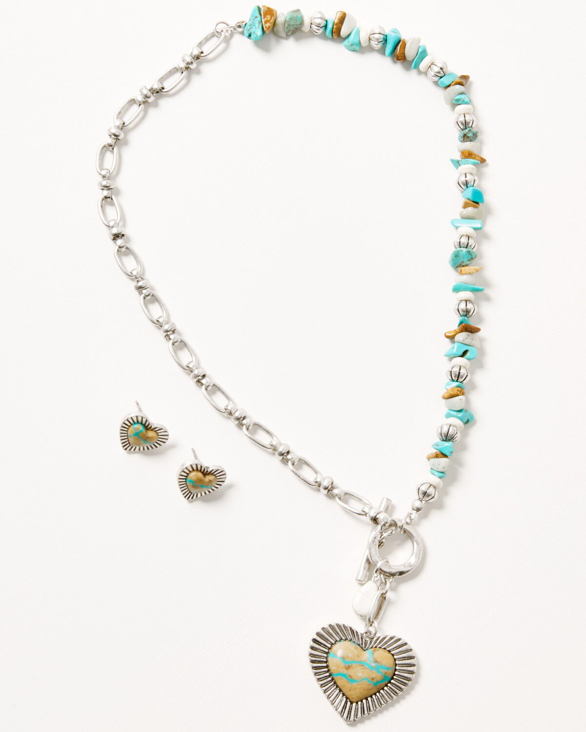 Women's Shyanne Sedona Sky Heart Jewelry Set - 2 Piece