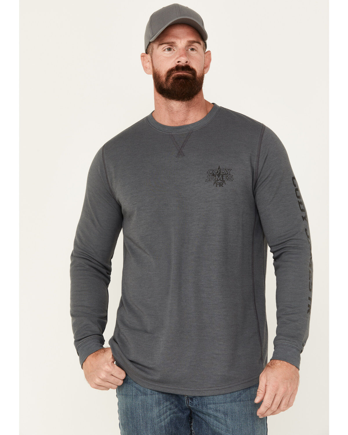Men's Cody James FR Long Sleeve Graphic Work T-Shirt