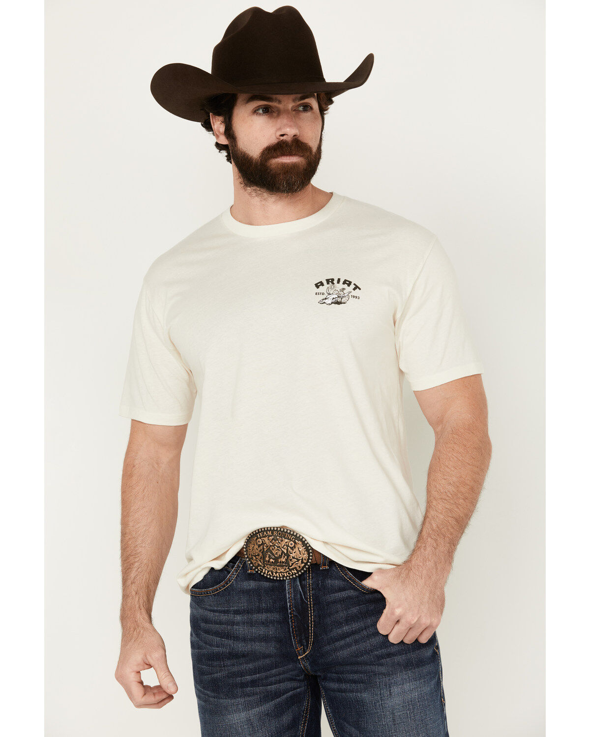 Men's Ariat Boot Barn Exclusive Southwest Cactus Short Sleeve Graphic