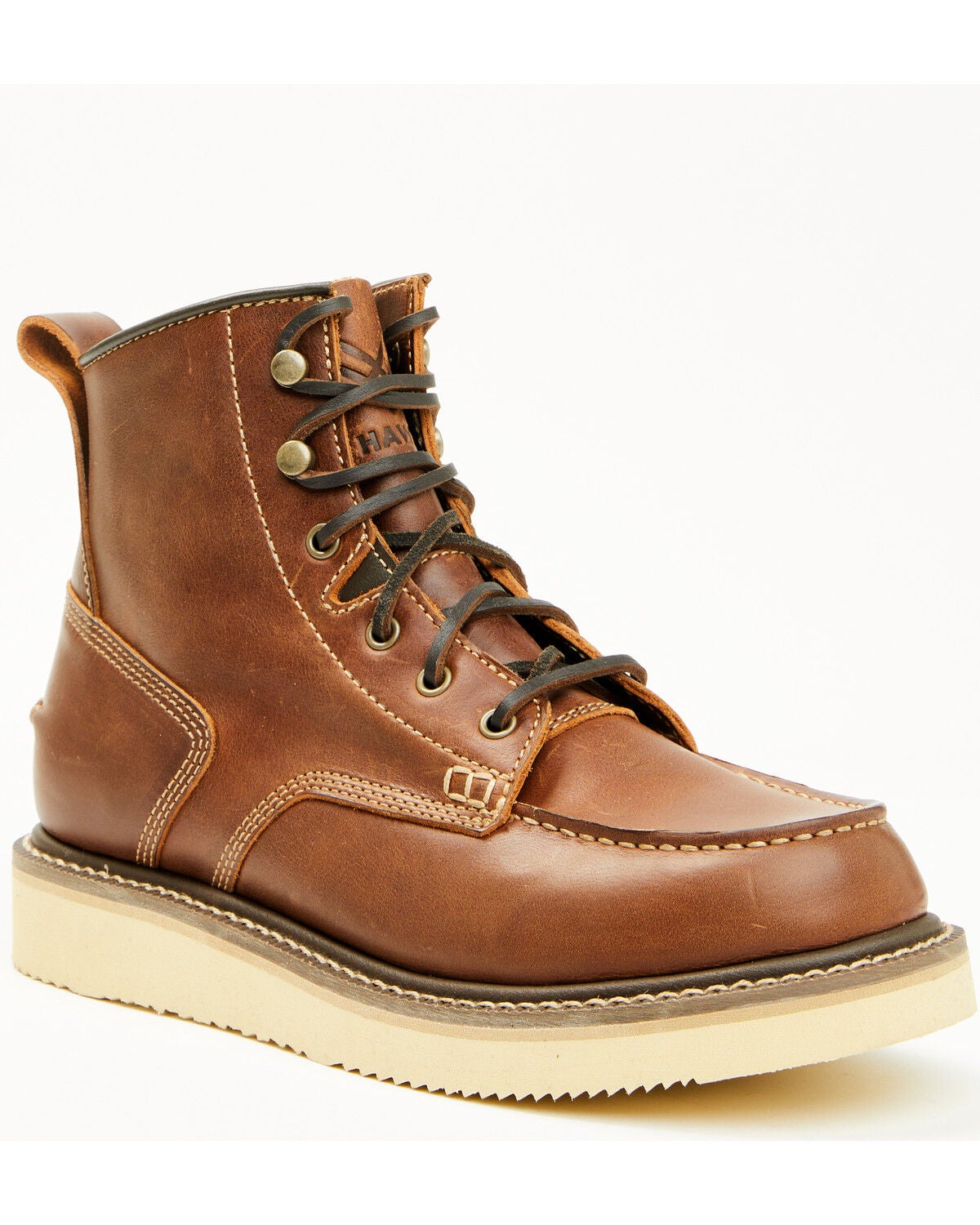 Men's Hawx 6" Lace-Up Moc Work Boots - Soft Toe