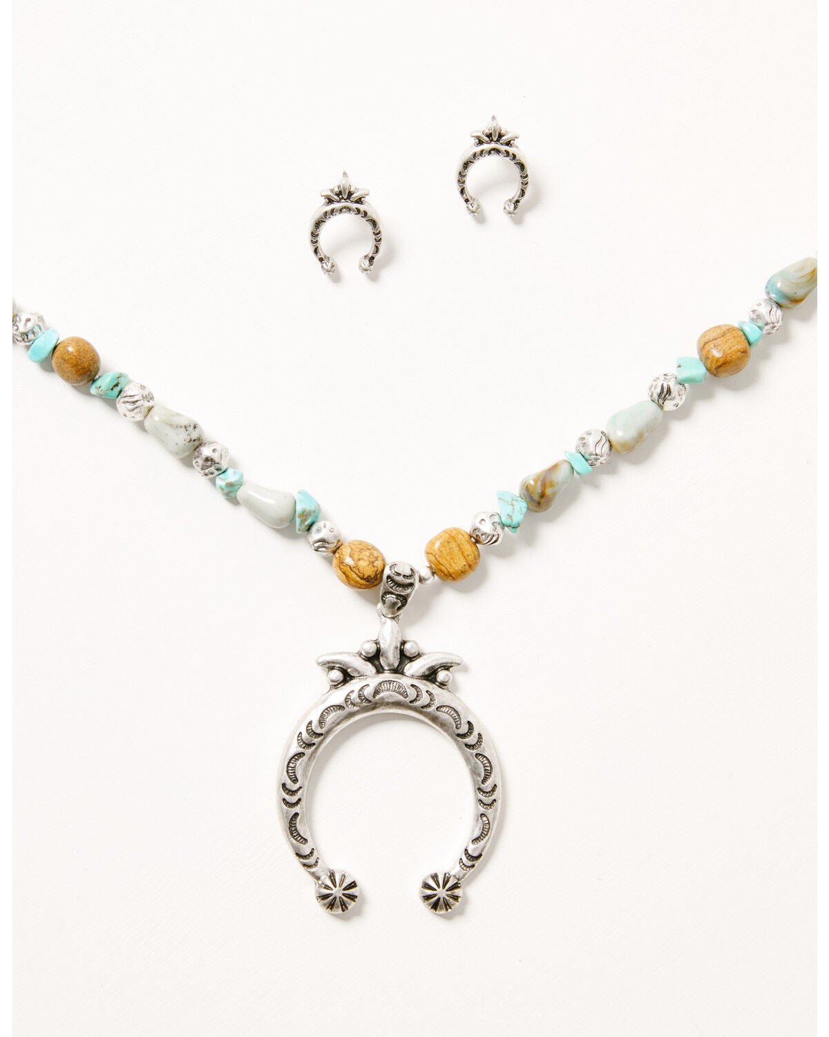Women's Shyanne Sedona Sky Squash Blossom Jewelry Set - 2 Piece