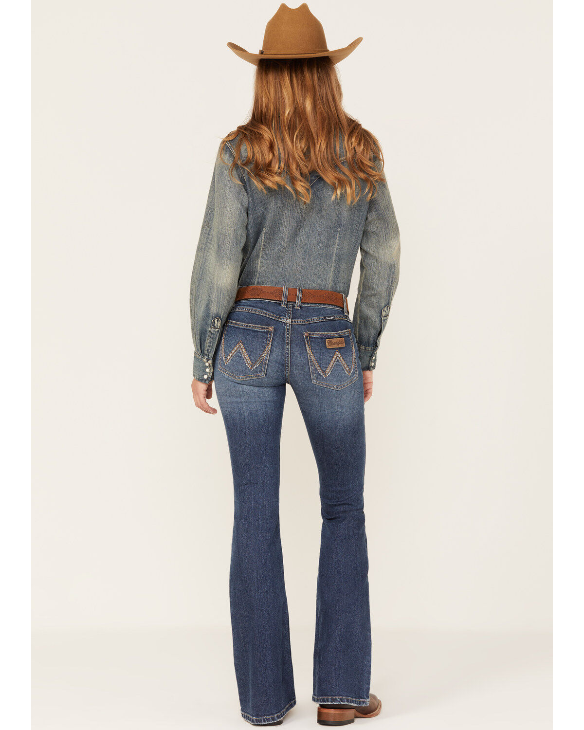 Women's Wrangler Retro Mae Flare Mid Rise Faith Denim Jeans