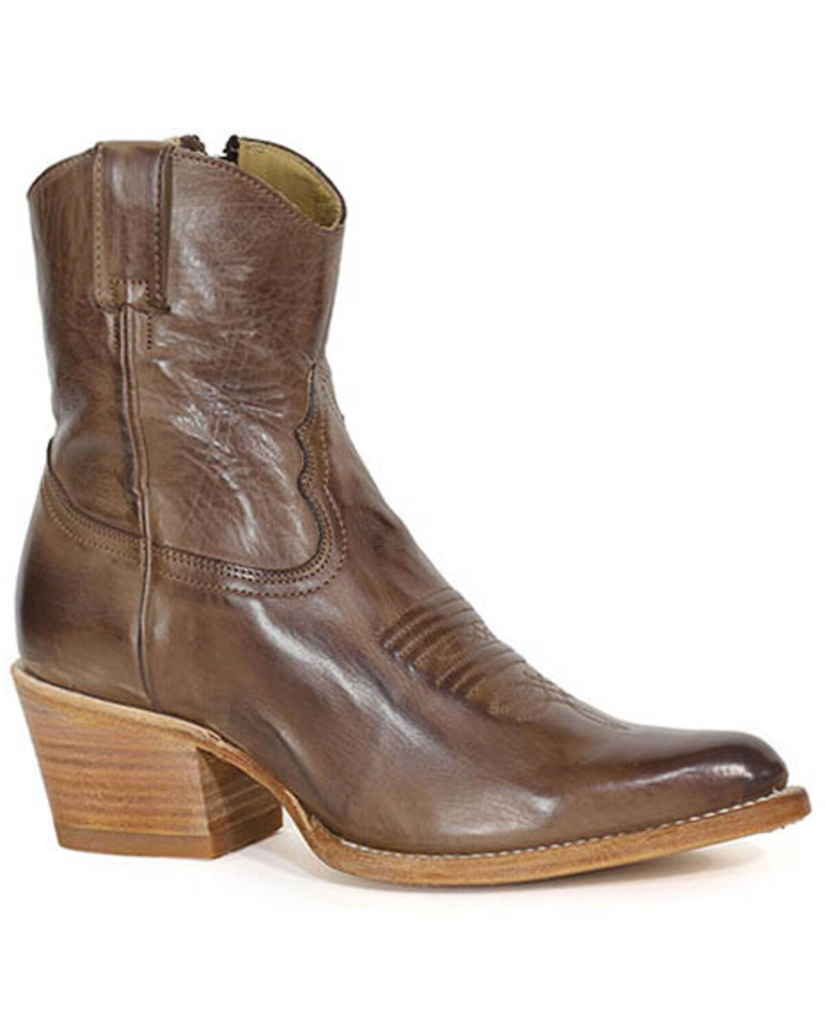 Women's Stetson Piper Western Booties - Round Toe