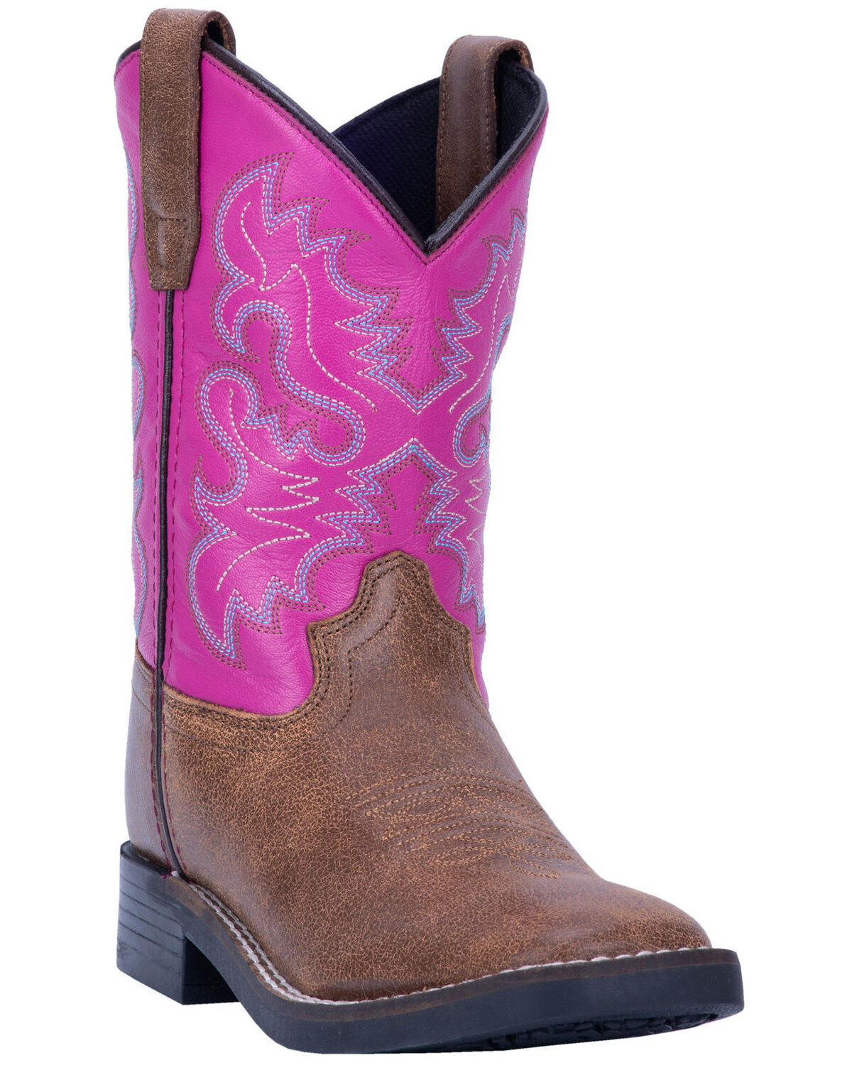 Girls' Dan Post 9" Punky Western Boots - Broad Square Toe