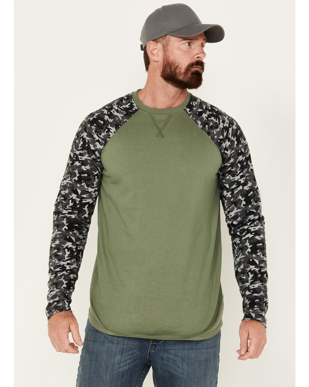 Men's Cody James FR Color Block Baseball Work T-Shirt