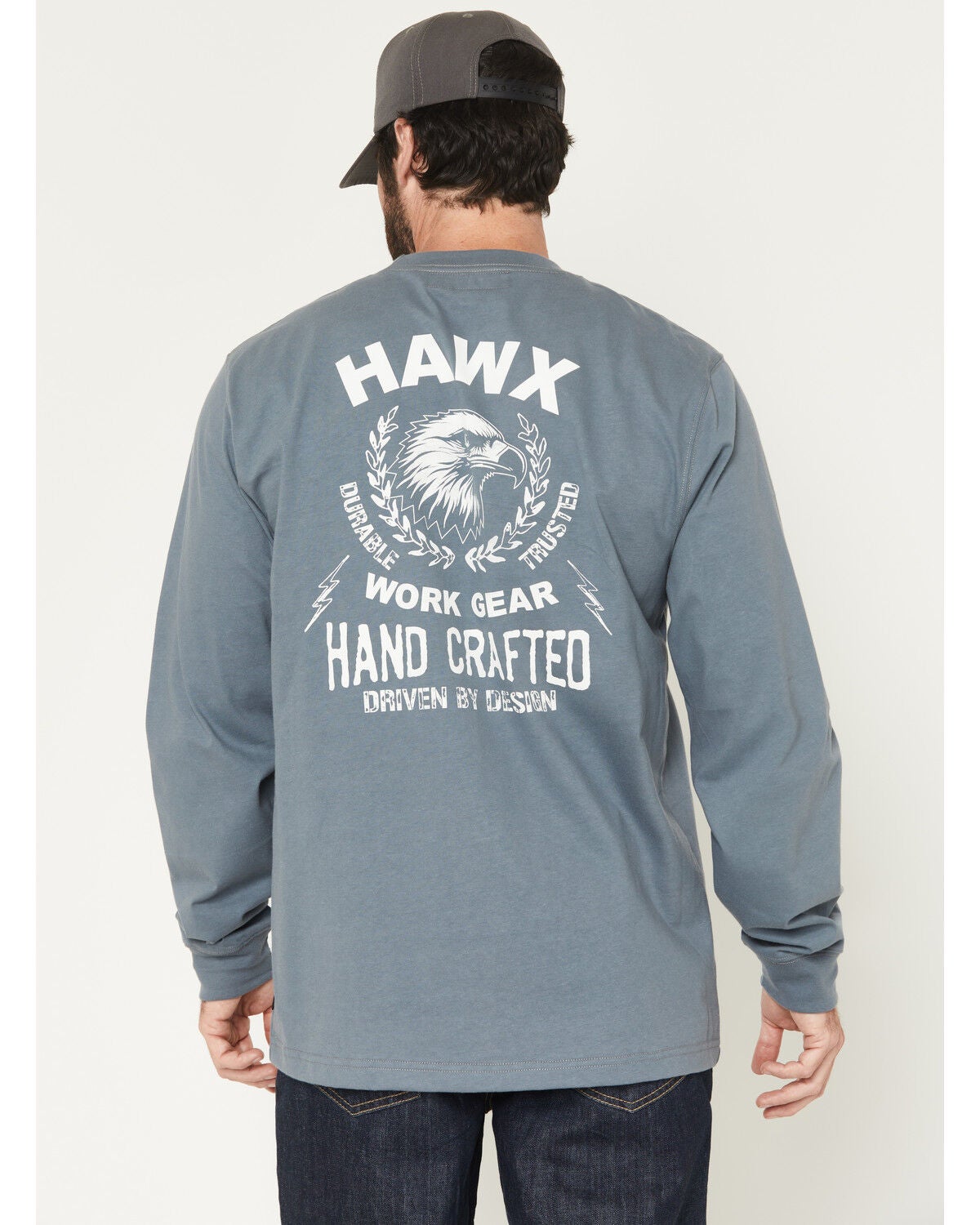 Men's Hawx FR Handcrafted Long Sleeve Graphic Work T-Shirt