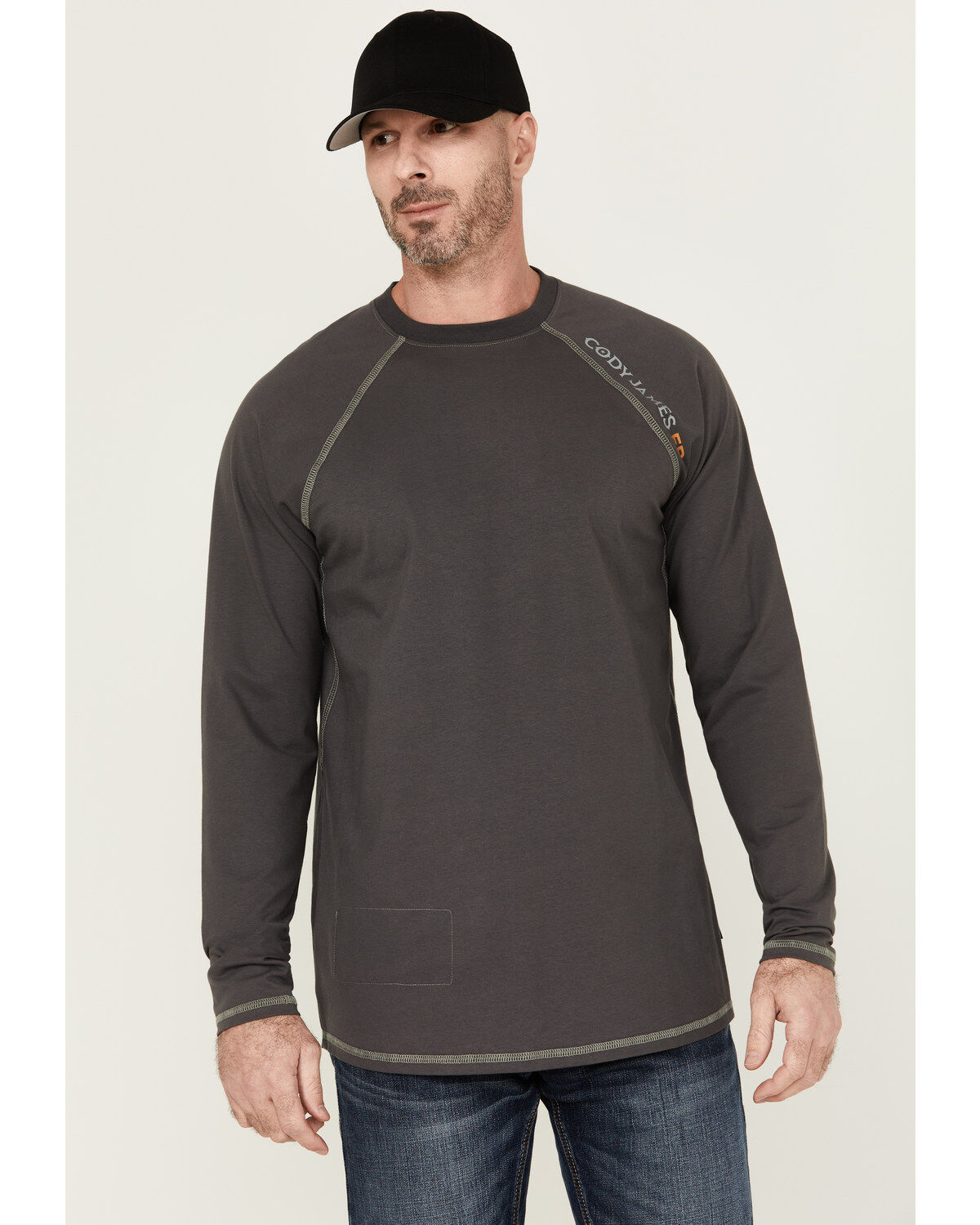 Men's Cody James FR Long Sleeve Raglan Crew Work Shirt