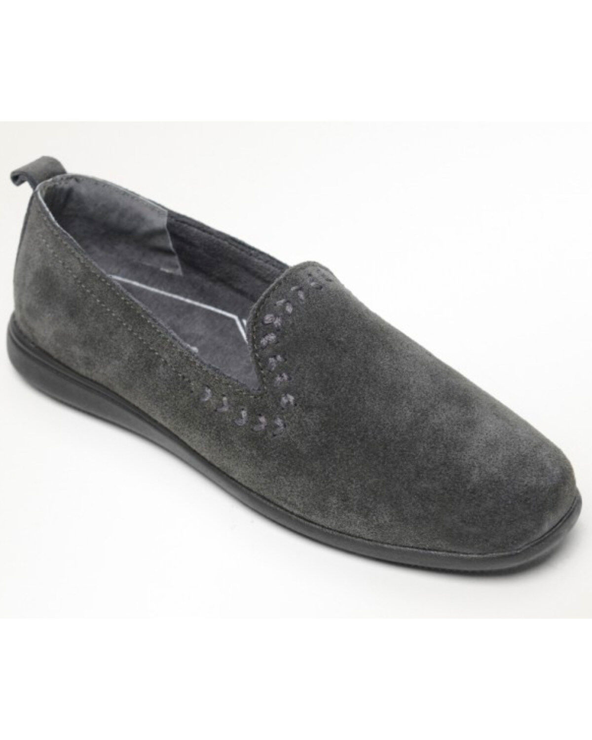 Women's Minnetonka Shay Suede Slip-On Shoes - Round Toe