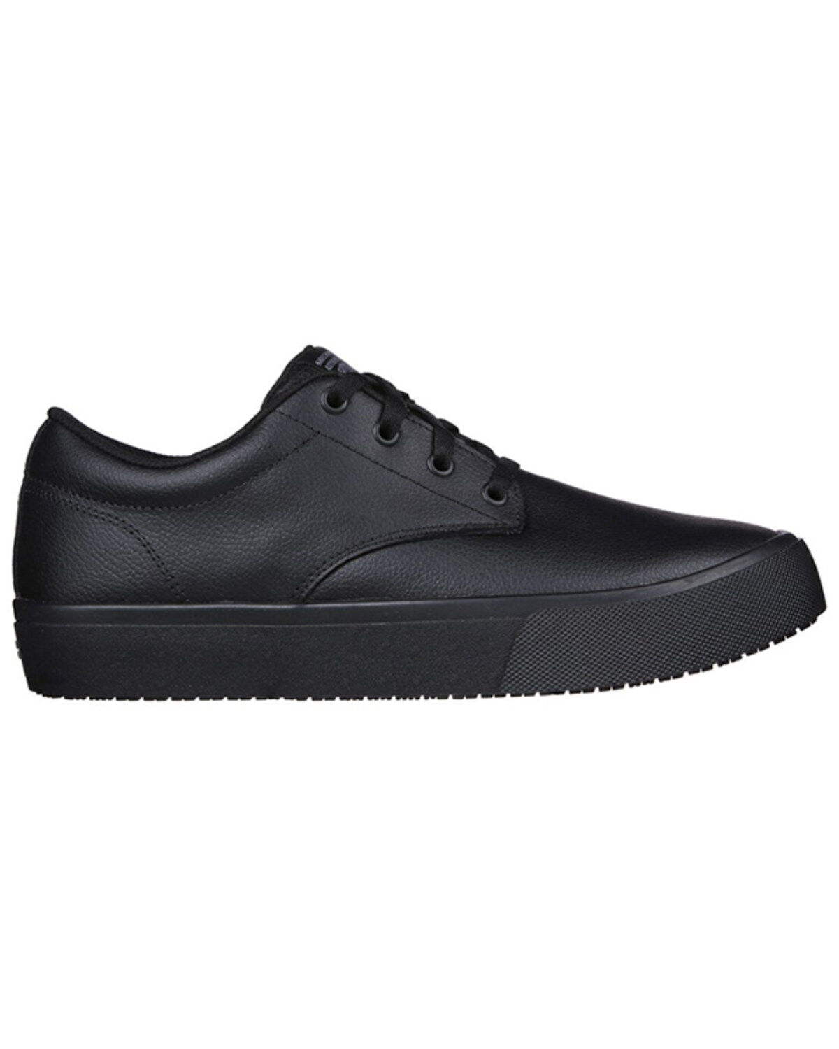 Men's Skechers Poppy Slip-Resisting Work Shoes - Round Toe