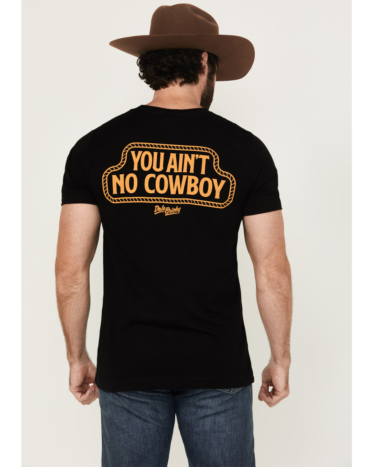 Men's Rodeo Time You Ain't No Cowboy Short Sleeve Graphic T-Shirt