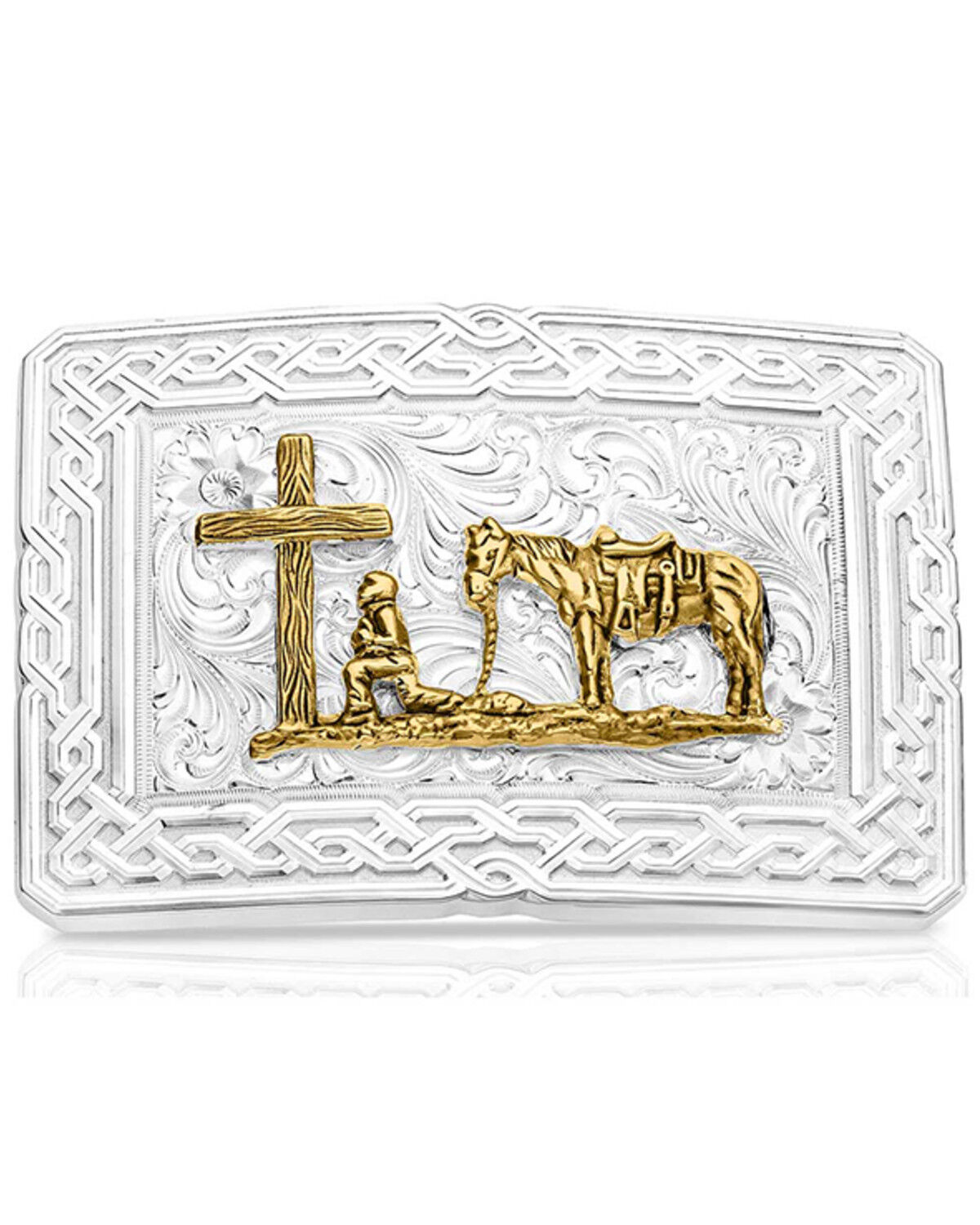 Montana Silversmiths Unyielding Grit Belt Buckle