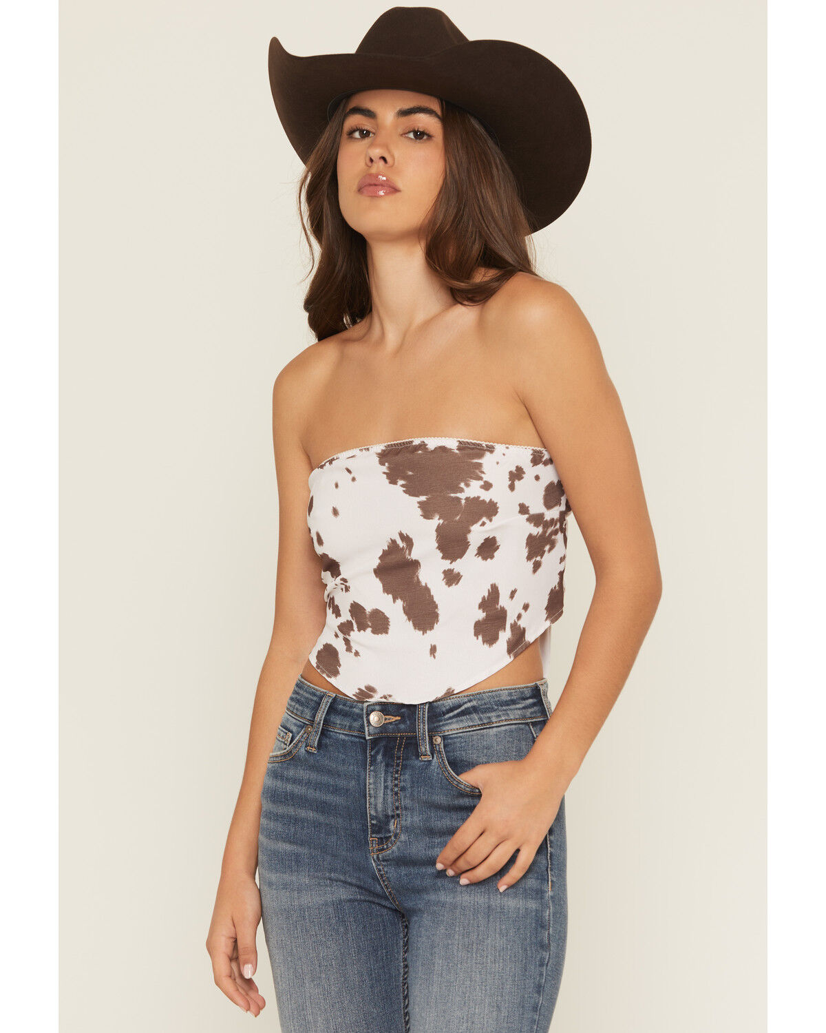 Women's Originality Boot Barn Exclusive Cow Print Bandana Top