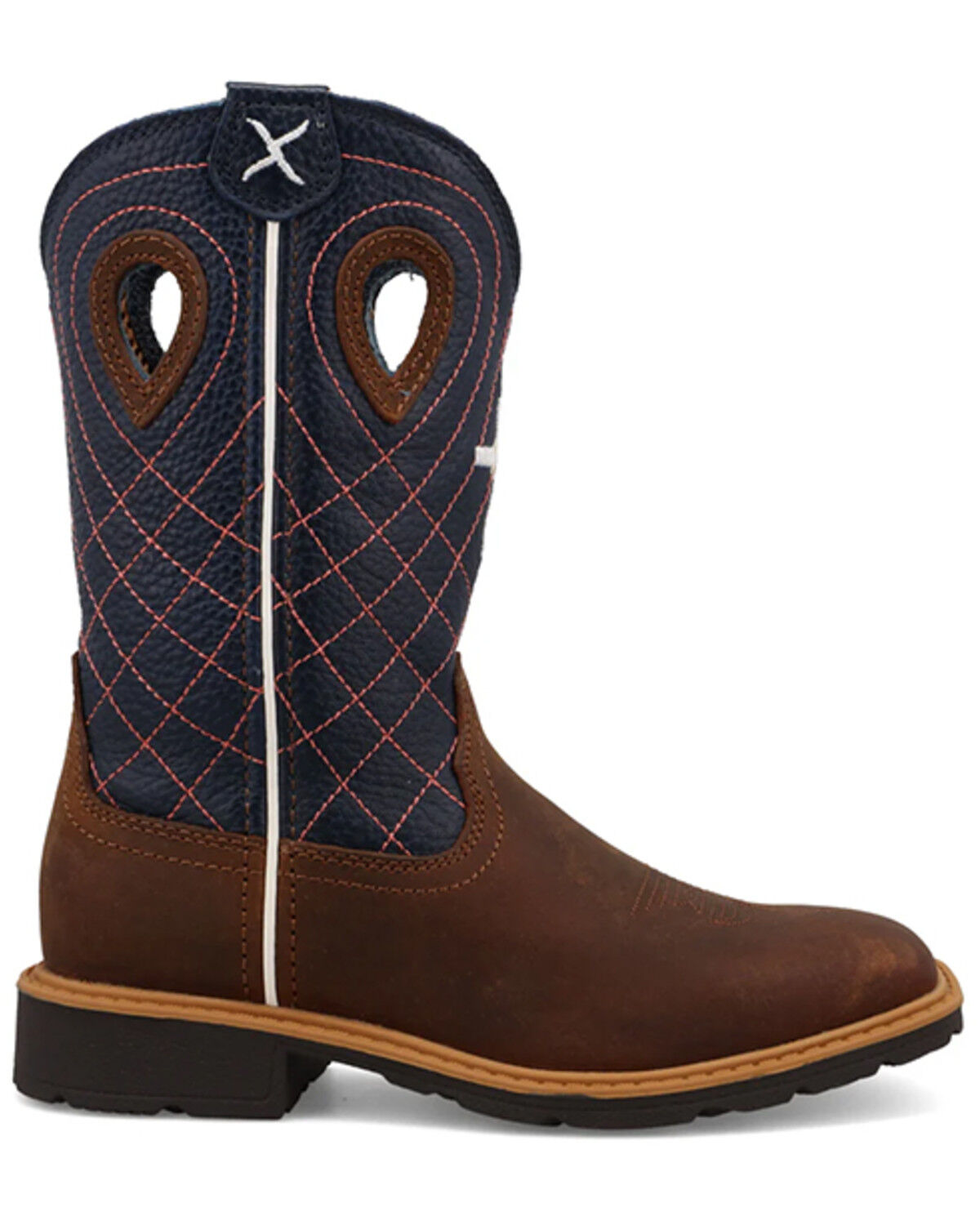 Boys' Twisted X Cowboy Work Western Boots - Broad Square Toe