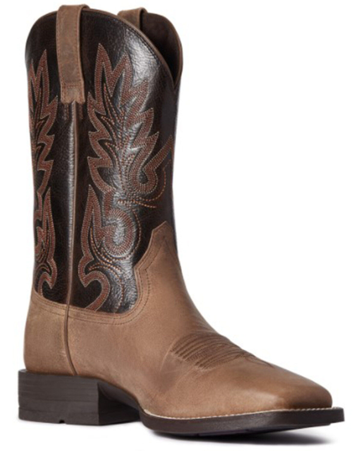 Men's Ariat Authentic Layton Western Boot - Broad Square Toe