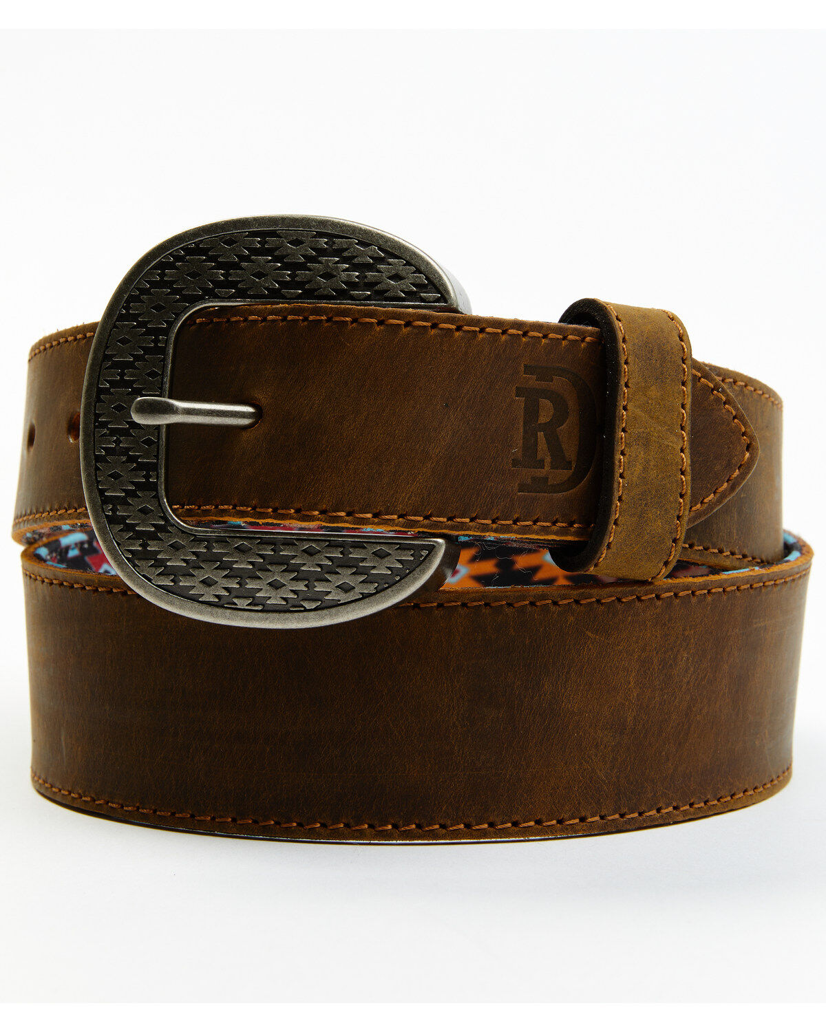 Men's Red Dirt Hat Co. Distressed Leather Belt